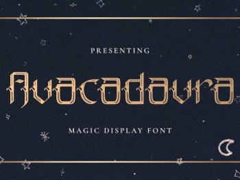 Avacadavra Font Yazı Tipi