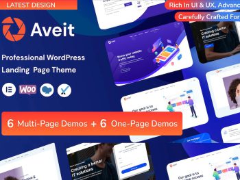 Aveti - Elementor Landing Page WordPress Teması