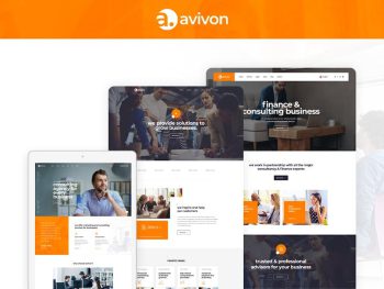 Avivon - Pure Business Consulting & Finance HTML5 Yazı Tipi