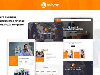 Avivon - Vue Nuxt Business Consulting & Finance Yazı Tipi