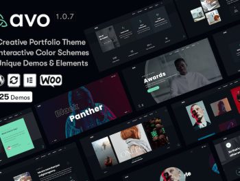 Avo - Creative Portfolio & Agency WordPress Teması