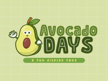 Avocado Days Yazı Tipi