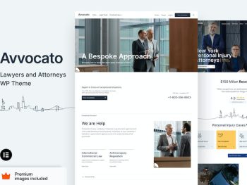 Avvocato - Lawyer & Attorney Elementor Pro Theme WordPress Teması