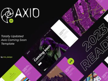 Axio - Coming Soon HTML Template Yazı Tipi