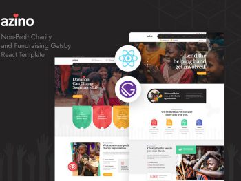 Azino - Gatsby React Nonprofit Charity Template Yazı Tipi