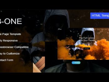 B-One - One Page HTML Template Yazı Tipi