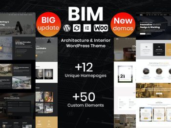 BIM - Architecture & Interior Design WP Theme WordPress Teması