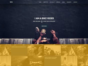 BIRVA - Responsive Portfolio Template Yazı Tipi