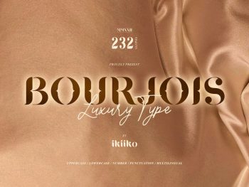 BOURJOIS - Luxury Type Yazı Tipi