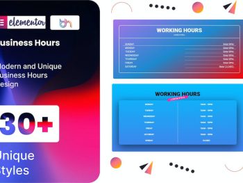 BWD Business Hours addon for elementor WordPress Eklentisi