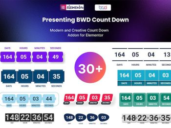 BWD Count Down addon for elementor WordPress Eklentisi