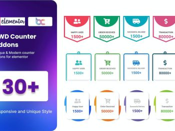 BWD Counter addon for elementor WordPress Eklentisi