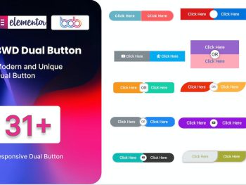 BWD Dual Button addon for elementor WordPress Eklentisi