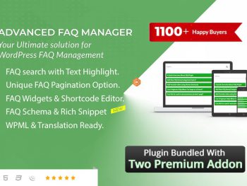 BWL Advanced FAQ Manager WordPress Eklentisi