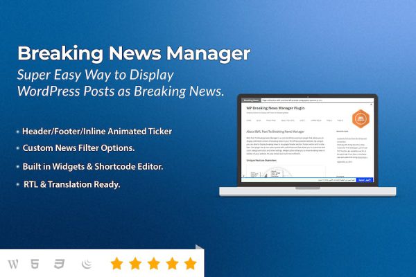 BWL Post To Breaking News Manager WordPress Eklentisi