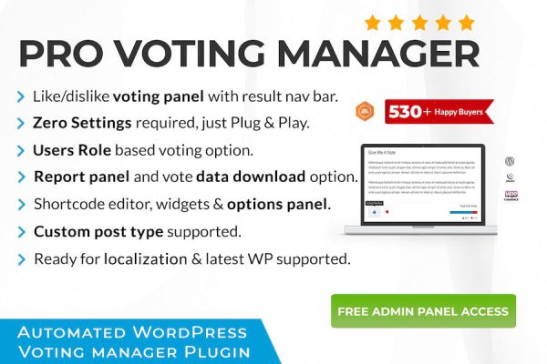 BWL Pro Voting Manager WordPress Eklentisi