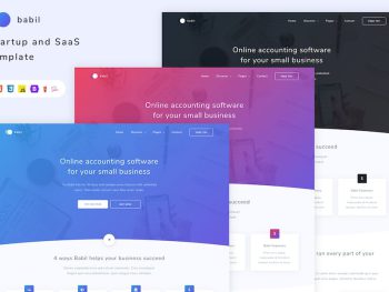 Babil - Startup and SaaS template Yazı Tipi