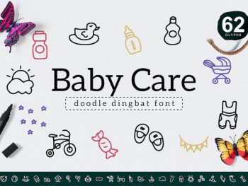 Baby Care Dingbat Yazı Tipi