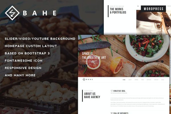 Bahe WordPress Teması