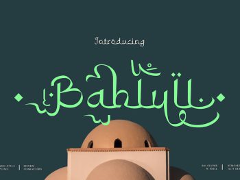 Bahlull Arabic Typeface Yazı Tipi