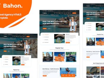 Bahon - Travel Agency HTML5 Template Yazı Tipi