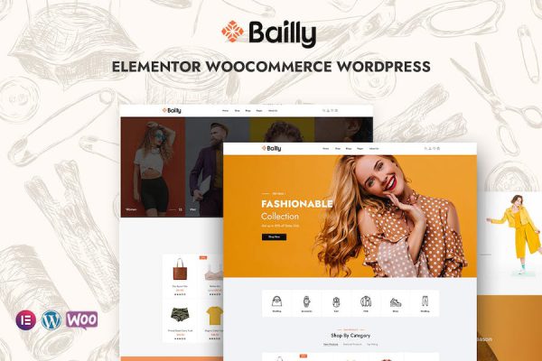 Bailly - Elementor WooCommerce WordPress Teması