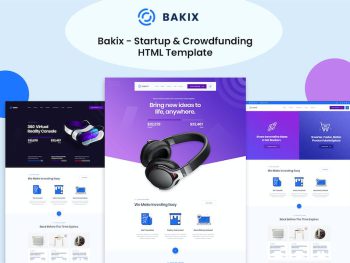 Bakix - Crowdfunding Startup Fundraising Template Yazı Tipi