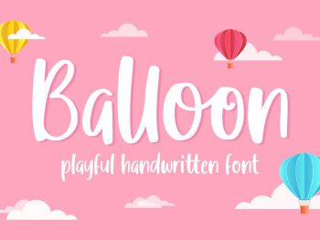 Balloon - Playful Font Yazı Tipi