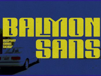 Balmon Sans Display Sans Serif Font Yazı Tipi