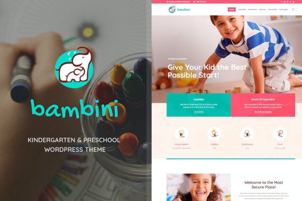 Bambini - Kindergarten & Pre-School Theme WordPress Teması