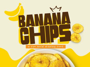 Banana Chips Yazı Tipi