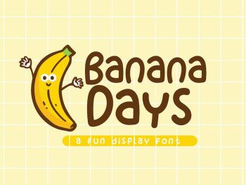 Banana Days Yazı Tipi