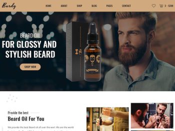 Bardy - Beard Oil eCommerce HTML Template Yazı Tipi
