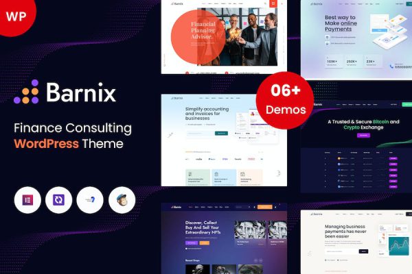 Barnix - Finance Consulting WordPress Teması