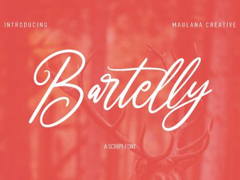 Bartelly Script Font Yazı Tipi