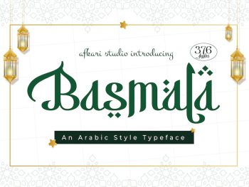 BasmalaAn Arabic Style Typeface Yazı Tipi