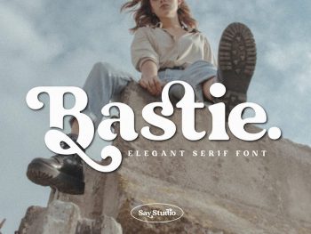 Bastie - Elegant Serif Font Yazı Tipi