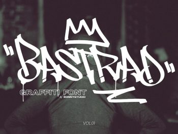 Bastrad Vol.01 - Graffiti Font Yazı Tipi