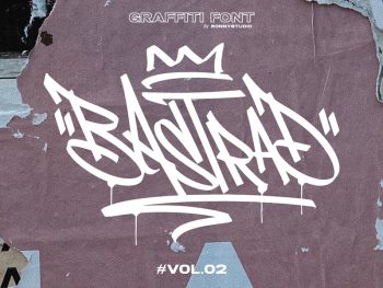 Bastrad Vol.02 - Graffiti Font Yazı Tipi