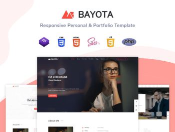 Bayota - Responsive Personal & Portfolio Template Yazı Tipi