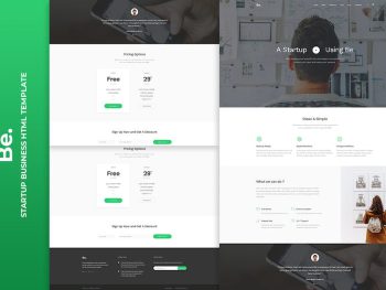 Be - Startup Business HTML Template Yazı Tipi