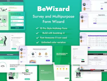 BeWizard - Survey Poll Quiz Multistep Form Templat Yazı Tipi