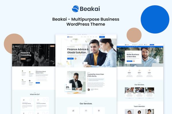 Beakai - Multipurpose Business WordPress Teması