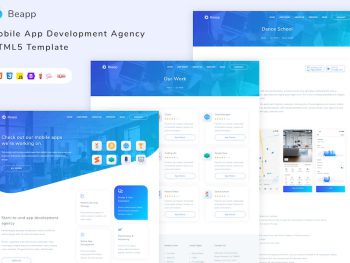 Beapp Mobile App Development Agency HTML5 Template Yazı Tipi