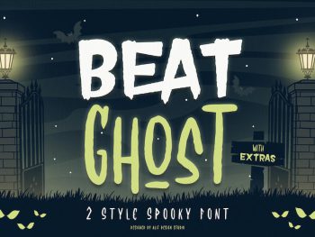 Beat Ghost Typeface Yazı Tipi