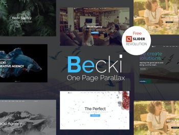 Becki - Creative Parallax One Page HTML Template Yazı Tipi