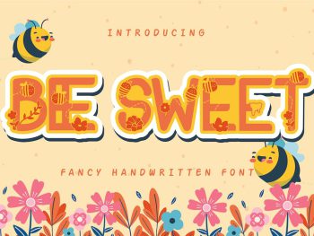 Bee Sweet | Fancy Handwritten Font Yazı Tipi