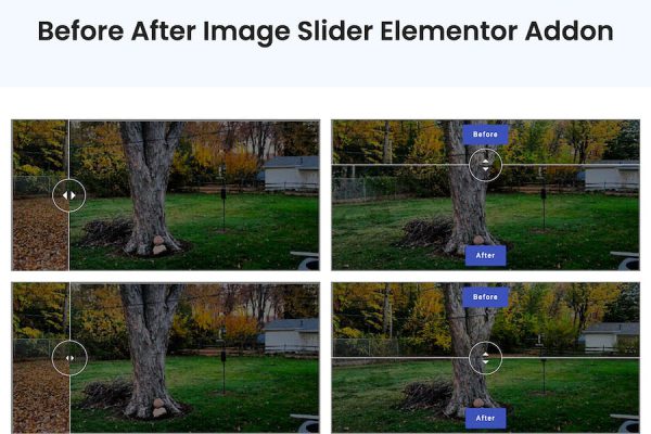 Before After Image Slider Elementor Addon WordPress Eklentisi