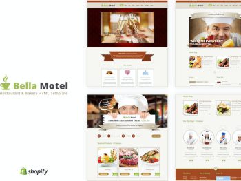 Bella Motel - Restaurant & Bakery Responsive HTML Yazı Tipi