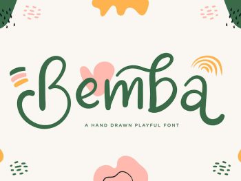 Bemba - A Hand Drawn Playful Font Yazı Tipi
